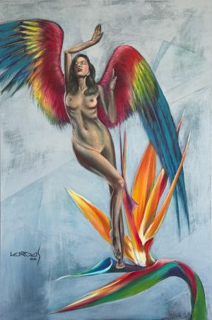 Mujer alada