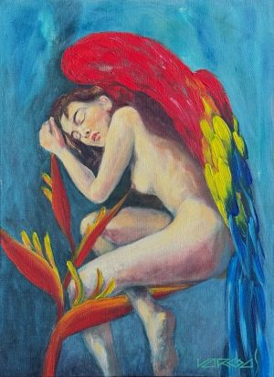 Mujer soñando